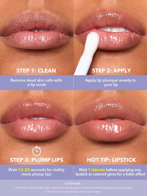 Hot Gloss Plumping Lip Gloss-OH EM GEE - Image 5