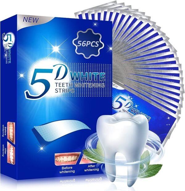 Teeth Whitening Strips 5D SEAAES