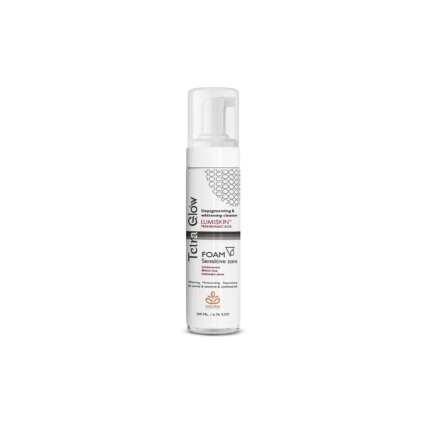 Tetra Glow Sensitive Zone Whitening Foam Cleanser 200 ml