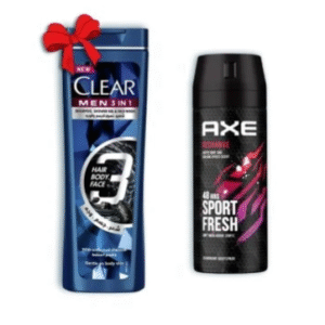 AXE SPRAY OFFER SH CLEAR 3IN1