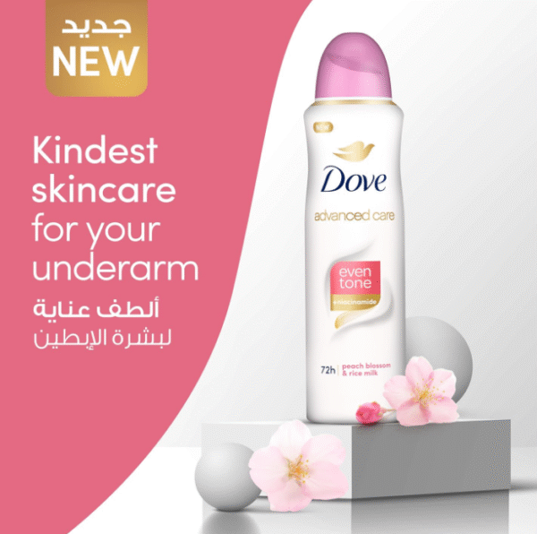 DOVE SPRAY EVEN TONE 150ML OFFER - Image 2