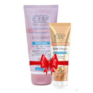 عرض قناع EVA COLLAGEN القابل للتقشير + غسول الوجه