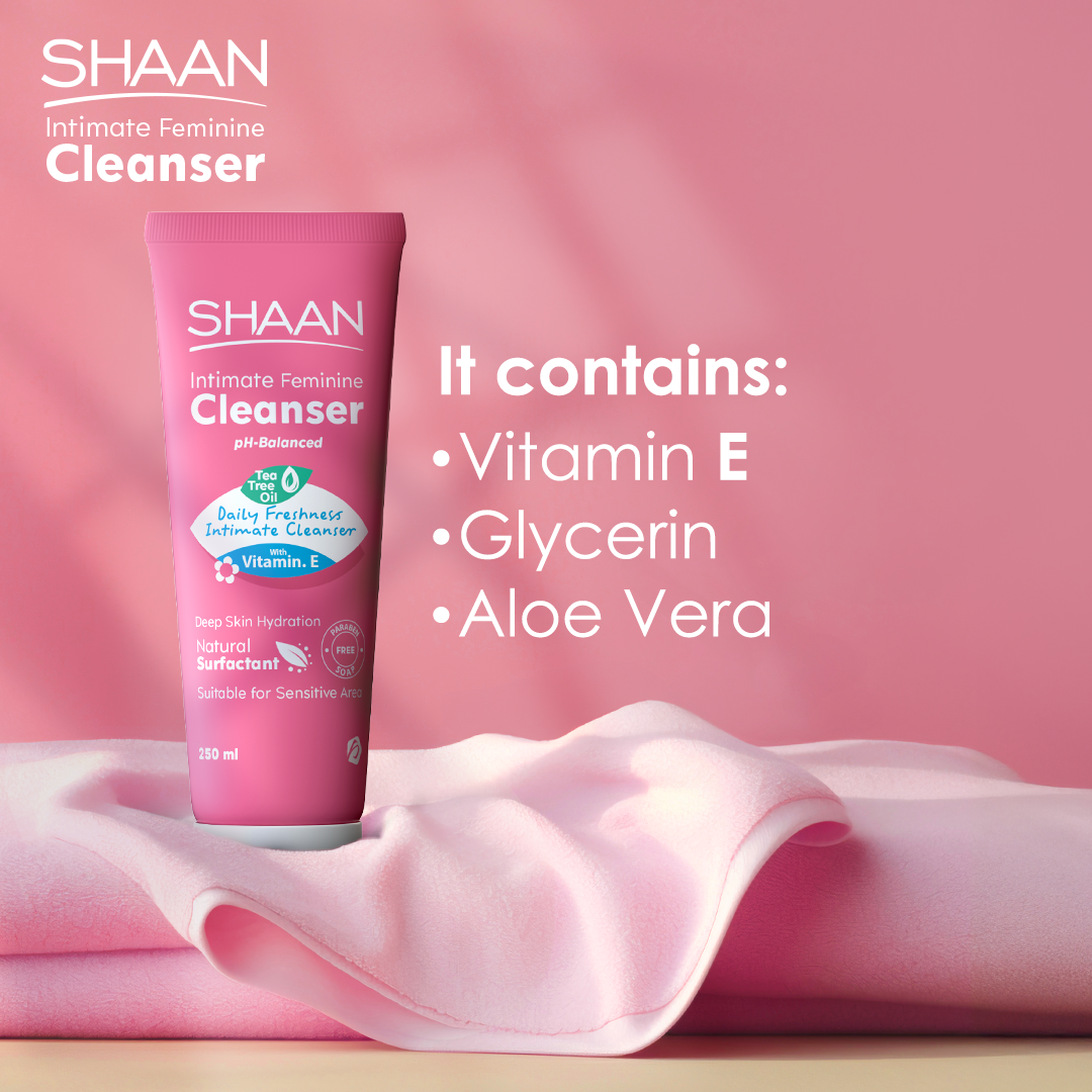 shaan feminine cleanser 250ml - Image 2