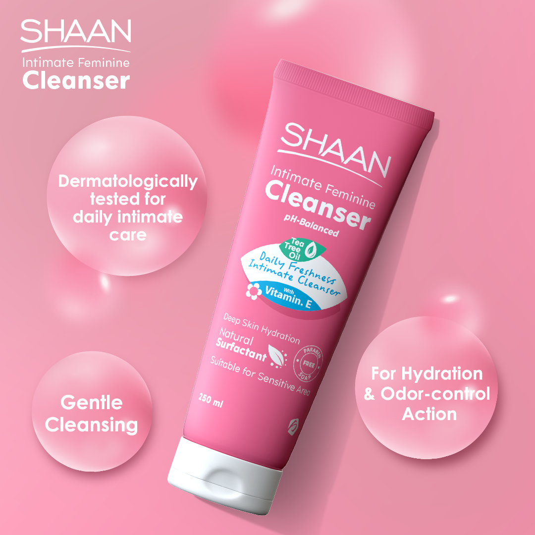 shaan feminine cleanser 250ml - Image 3