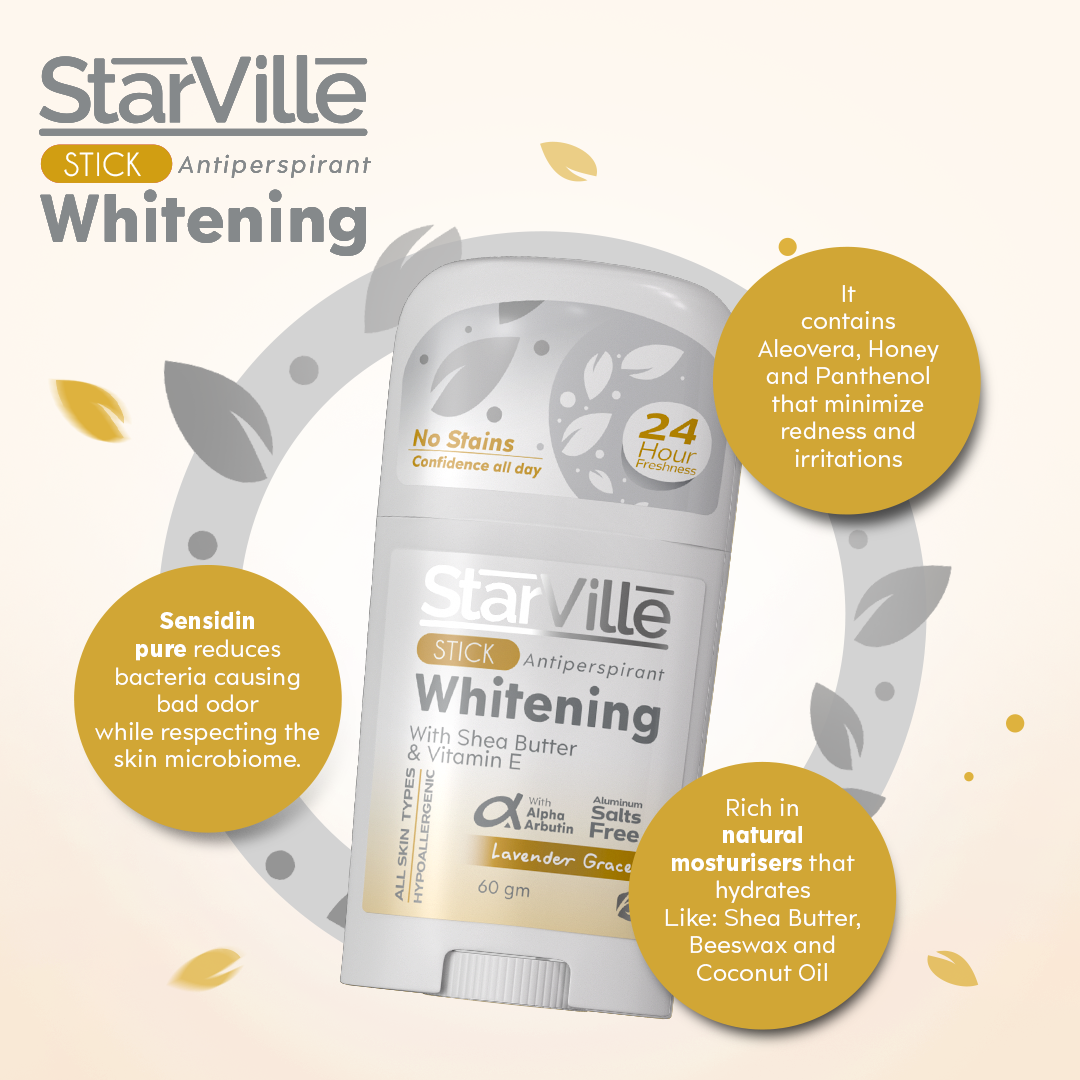 starville whitening stick lavender grace 60gm
