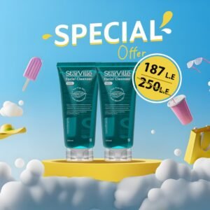 جل منظف حب الشباب ستارفيل 200 مل عرض 1+1