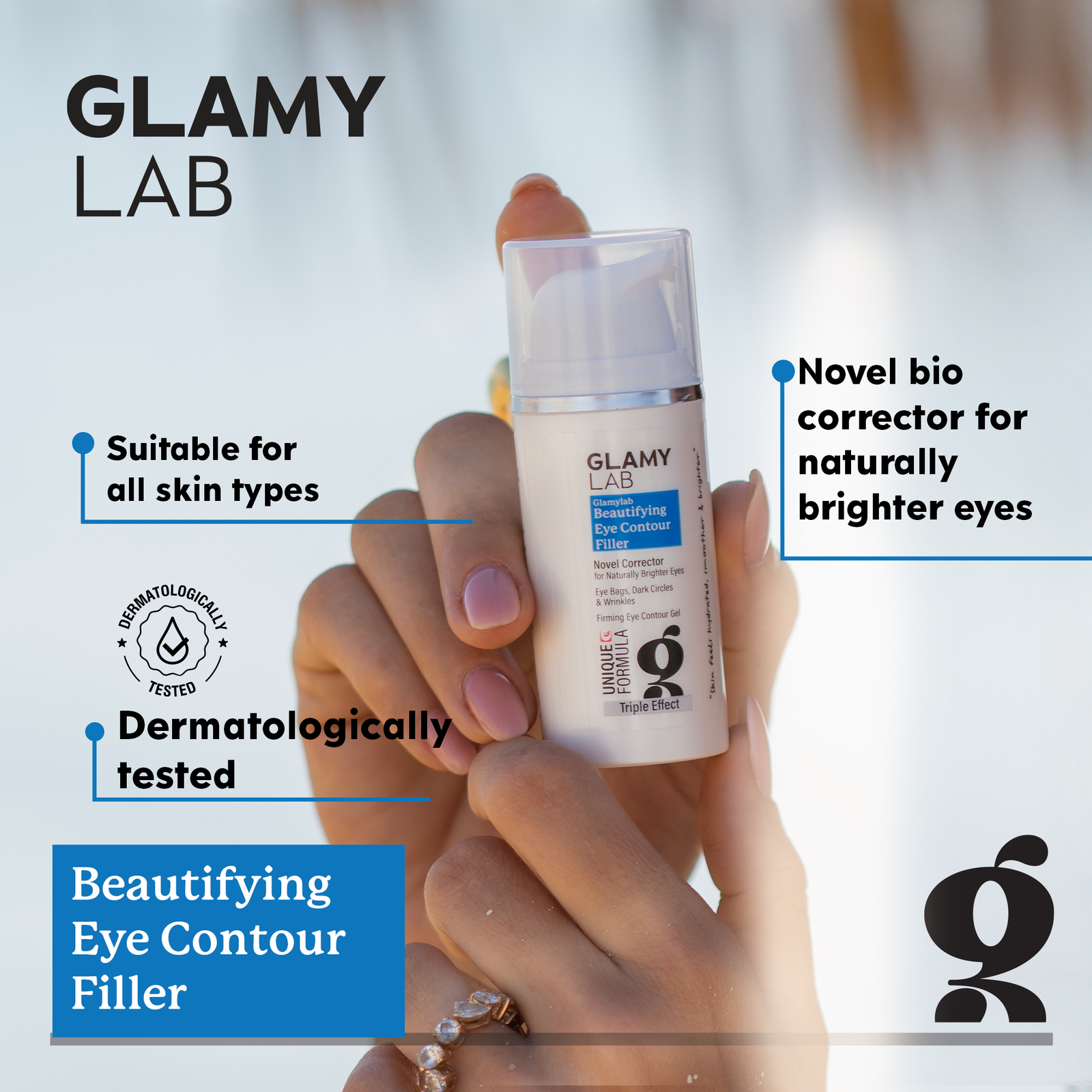 GLAMY LAB eye contour filler 30gm