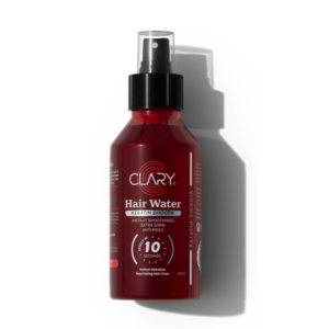 Clary Hair Water is a lightweight hair spray that refreshes, hydrates, and enhances hair softness while adding a healthy natural shine.
