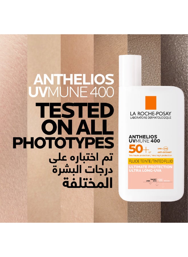 La Roche-Posay Anthelios UVMUNE400 Invisible Tinted Sunscreen SPF50+ - Image 2