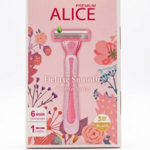 ALICE Deluxe Smooth Confidence (1Razor + 6 Cartridges/ 3 Blade)
