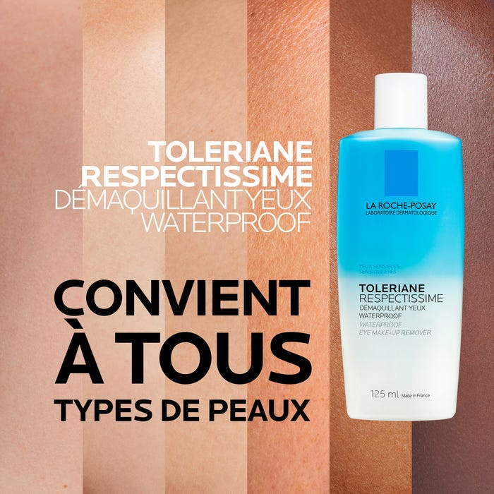 La Roche-Posay Waterproof Eye Makeup Remover, 2x125ml - Image 2