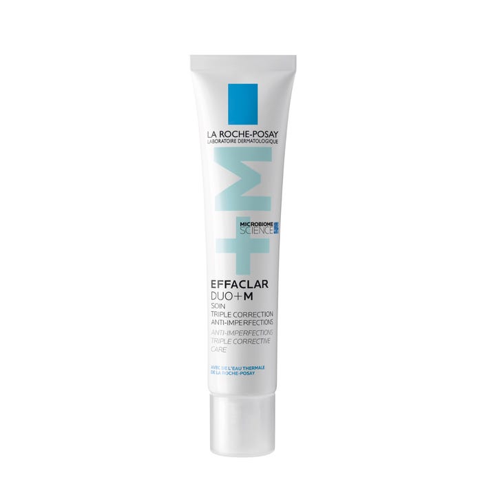 لاروش بوزيه إفاكلار دو+ إم (EFFACLAR DUO+M) - علاج ثلاثي المفعول لتصحيح البشرة ومحاربة الشوائب والبثور والرؤوس السوداء، 40 مل