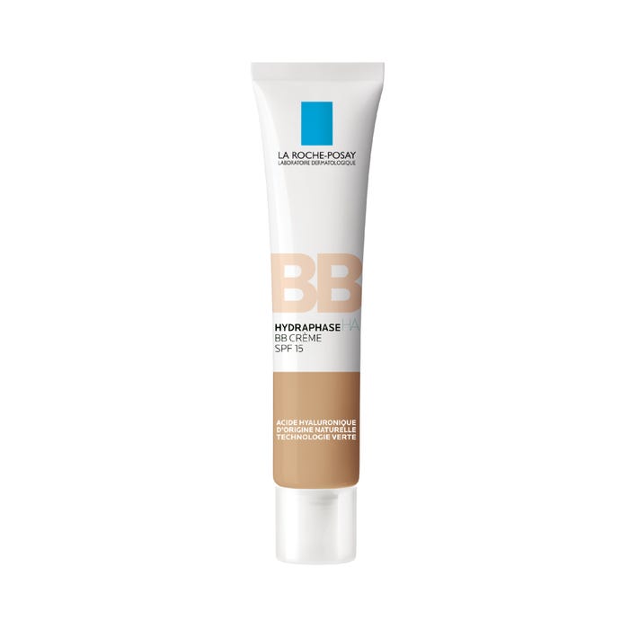 لاروش بوزيه هيدرافاز إتش إيه (HYDRAPHASE HA) - كريم بي بي (BB Cream) مرطب بعامل حماية SPF15، درجة لون متوسطة - لجميع أنواع البشرة، 40 مل