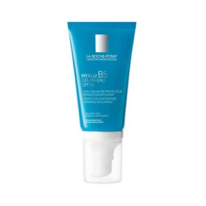 لاروش بوزيه HYALU B5 - مستحضر مركز بتركيبة "جل مائي" (Water-in-Gel) للحماية والإصلاح وملء البشرة، مع عامل حماية من الشمس SPF30، سعة 50 مل.