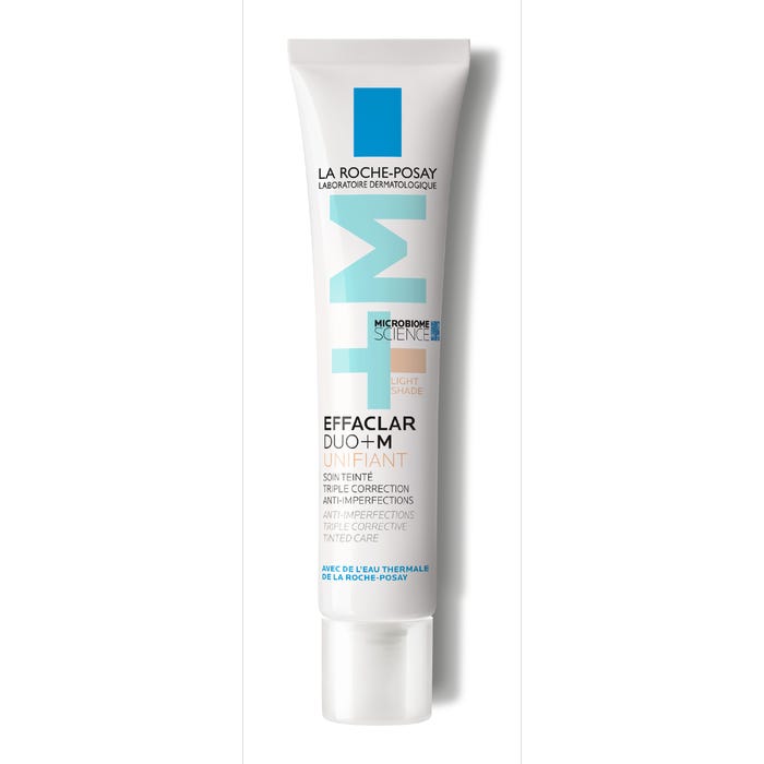 La Roche-Posay EFFACLAR DUO+M - Triple Correction Anti-Imperfection Skin Unifying Treatment - Light Shade, 40ml