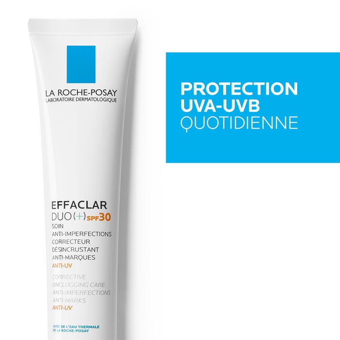 لاروش-بوزيه إيفاكلار دو+ (EFFACLAR DUO+) - علاج مصحح ومضاد للشوائب بمعامل حماية SPF30، سعة 40 مل - الصورة 2