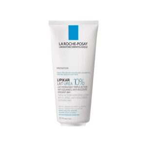 لاروش-بوزيه ليبيكار يوريا 10% - لوشن مرطب ومهدئ للبشرة لمدة 48 ساعة، يزيل القشور والخشونة - للأطفال والبالغين وكبار السن، 200 مل