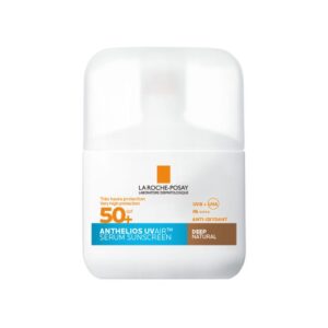 لاروش بوزيه أنثيليوس UVAIR - سيروم واقي شمس للوجه بمعامل حماية SPF50+ - لون داكن، 40 مل