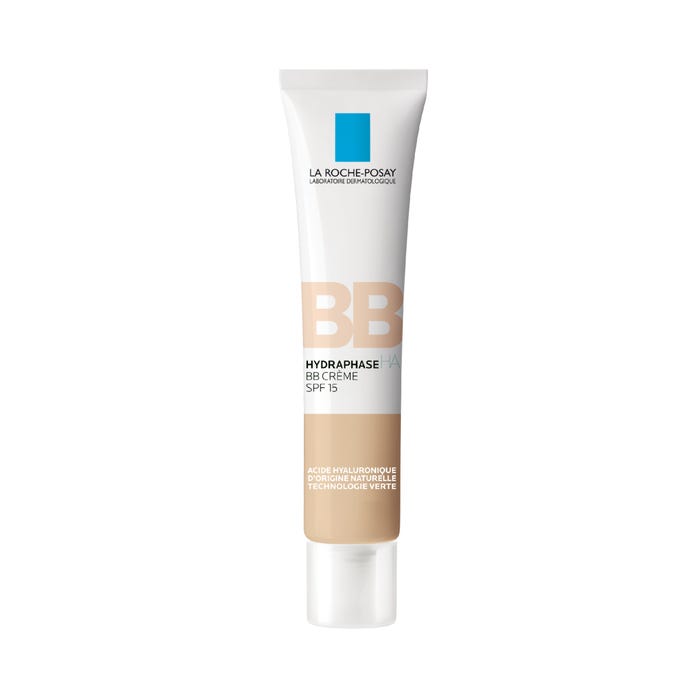 لاروش بوزيه هيدرافاز إتش إيه (HYDRAPHASE HA) - كريم بي بي (BB Cream) مرطب بتغطية لونية خفيفة ومعامل حماية SPF15 - لجميع أنواع البشرة، 40 مل