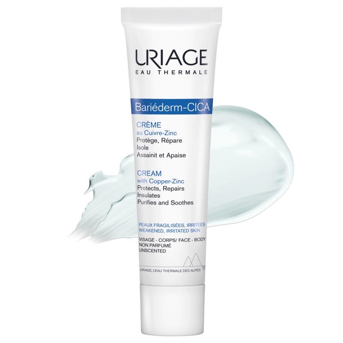 يورياج بارييديرم-سيكا (BARIÉDERM-CICA) - كريم مرمّم بالنحاس والزنك - للوجه والجسم - للبشرة الضعيفة والمتهيجة، 40 مل - الصورة 3
