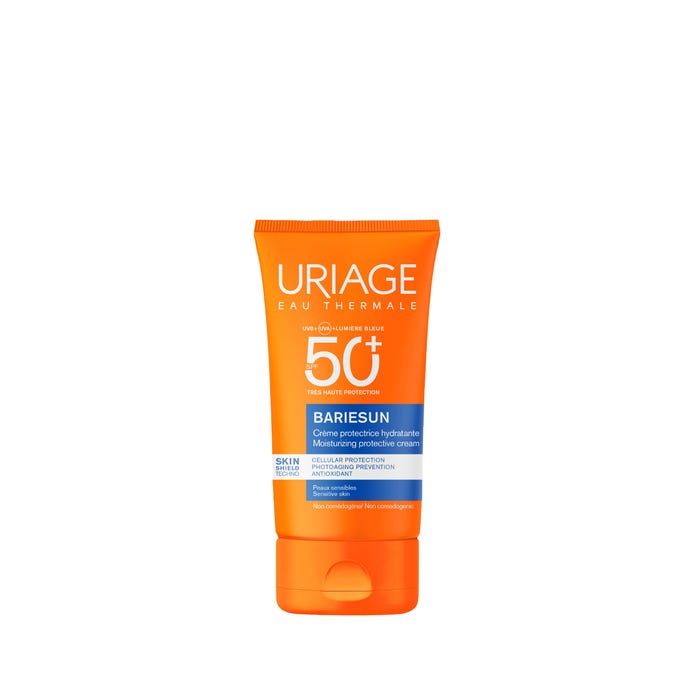 يورياج بارييسون - واقي شمس مرطب وحامٍ بمعامل حماية SPF50+ - للوجه - للبشرة الحساسة، 50 مل