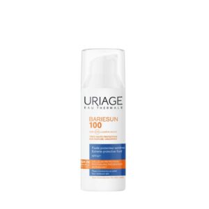 يورياج بارييسون 100 (Uriage BARIÉSUN 100) - سائل واقي من الشمس بحماية فائقة (SPF50+) - للوجه - للبشرة غير المتحملة لأشعة الشمس، 50 مل