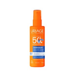 يورياج باريسن - بخاخ مرطب للأطفال للوقاية من الشمس SPF50+ - للوجه والجسم - البشرة الحساسة، 200 مل