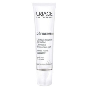 يورياج ديبيديرم (Uriage DEPIDERM) - كريم مصحح لمنطقة محيط العين ومضاد للبقع الداكنة - لجميع أنواع البشرة، 15 مل