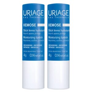 يورياج زيموز (Uriage XEMOSE) - قلم مرطب للشفاه - للشفاه الجافة، 2 × 4 جم