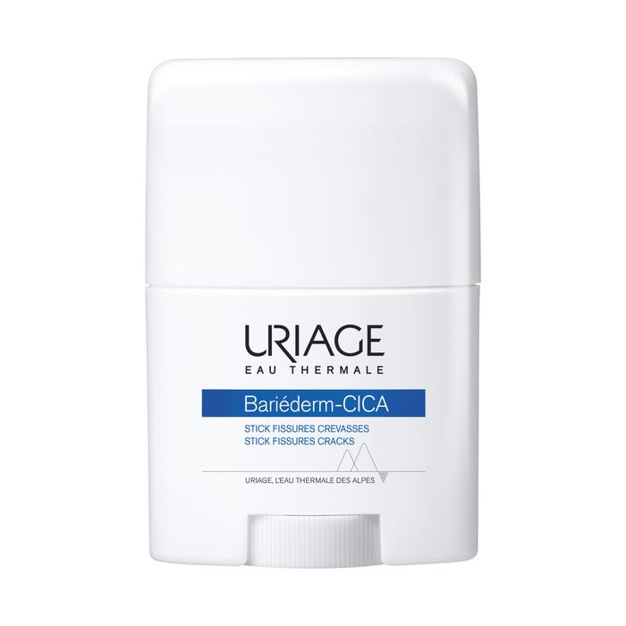 Uriage BARIÉDERM-CICA - Fissures and Cracks Stick - Body, Hands and Feet - Irritated Skin, 22g