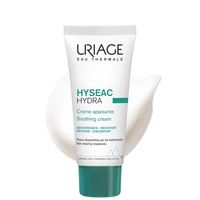 Uriage HYSEAC HYDRA - Soothing Cream - Face - Skin Dried Out by Treatments, 40ml