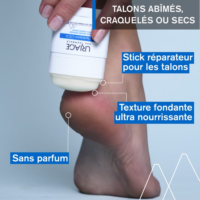 Uriage BARIÉDERM-CICA - Fissures and Cracks Stick - Body, Hands and Feet - Irritated Skin, 22g - Image 2