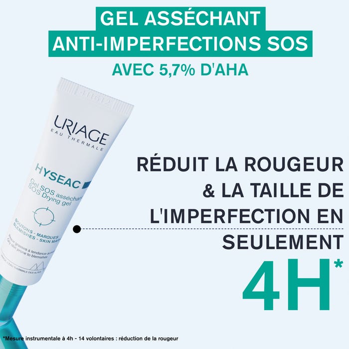 Uriage HYSEAC - SOS Drying Gel - Face - Oily and Acne-Prone Skin, 15ml - Image 3