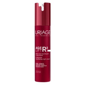Uriage AGE LIFT R3 - كريم ليلي مجدد للبشرة مع 3 ريتينويدات - الوجه - جميع أنواع البشرة، 40 مل